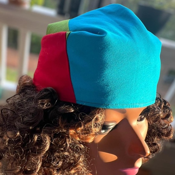 Colorful Patchwork Scarf - Picture 3 of 8